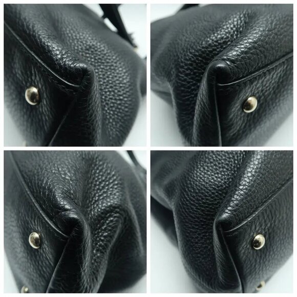 GUCCI Soho Black Leather Shoulder Bag 706-040125 - Picture 6 of 12